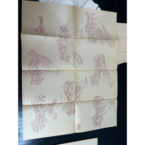 Artex- Vtg Decorators Pack Iron On Decorating Designs Transfers- No 2400- Used - Picture 5 of 6